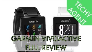 Garmin Vivoactive  Complete Review [upl. by Sonafets]