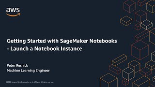 Quickly Launch Amazon SageMaker Notebooks [upl. by Kessel]