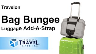 Bag Bungee Add A Bag Luggage Strap Travelon [upl. by Ahsilaf550]