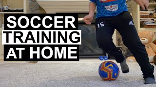 The Ultimate Indoor Soccer Workout  Soccer training for kids at home [upl. by Cheyne]