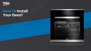 Beko  How to install your oven [upl. by Fleischer]