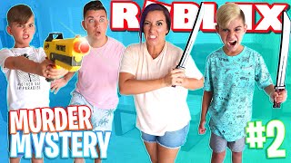 Roblox Murder Mystery Game In Real Life FUNhouse Family Round 2 [upl. by Clarita]