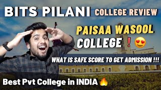 Bits Pilani ❤️ Best Private college   Campus tour 😍 College Review  Hostel amp Mess  Cutoff [upl. by Slohcin]