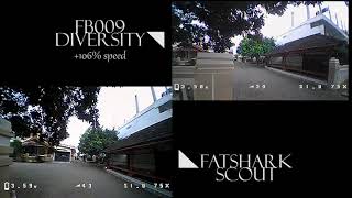 Fatshark Scout vs FB009 Diversity Comparison [upl. by Chet60]