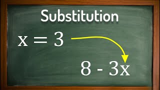 Algebra Substitution  GCSE Maths [upl. by Etnwahs]