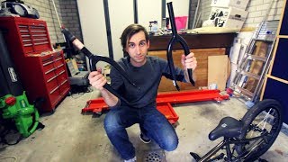 How to replace and install BMX forks [upl. by Greenleaf]