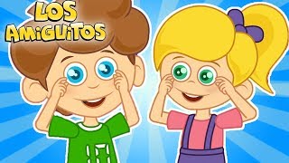 Cabeza Hombros Rodillas y Pies y las mejores Cancion Infantil 30 minutos Los Amiguitos [upl. by Becca735]