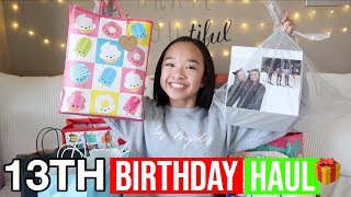 MY 13TH BIRTHDAY GIFT HAUL Vlogmas Day 11 Nicole Laeno [upl. by Elstan]