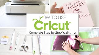 How to use Cricut Cutting Machines For Beginners [upl. by Odelet]