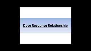 quotDose Response Relationshipquot Explained in a Simple Way [upl. by Haslett85]