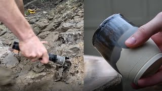 Processing Clay For Pottery Start to Finish [upl. by Ohcamac]