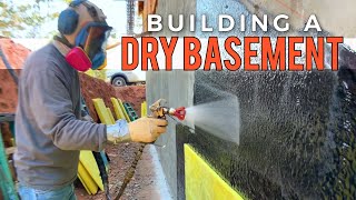 Building A Dry Basement  Waterproofing and More [upl. by Annailuj]