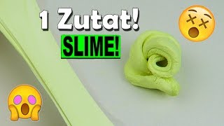 Patafix SLIME aus 1 ZUTAT ohne Kleber und Kontaktlinsenlösung [upl. by Accalia963]