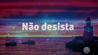 Não desista  Thiago Brado Lyric Vídeo [upl. by Reider]