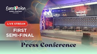 Eurovision Song Contest 2022  First SemiFinal Qualifiers  Press Conference [upl. by Gnirol]