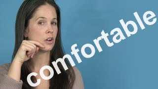 How to Pronounce COMFORTABLE  AMERICAN ENGLISH PRONUNCIATION [upl. by Nospmis]