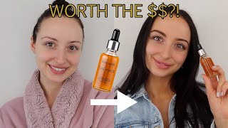 TANLUXE THE FACE ILLUMINATING SELF TAN DROPS REVIEW  DEMO  SELF TANNER REVIEW [upl. by Ejroj]