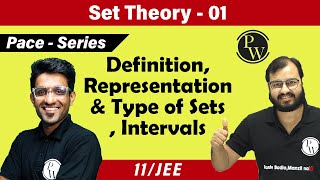 Set Theory 1  Introduction  Representation and Types of Sets  Intervals  Class 11  CBSE  JEE [upl. by Laeira]