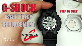 How to Change a GSHOCK Watch Battery [upl. by Ardyaf86]