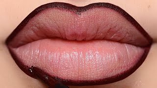 How To Apply Lip Liner Perfectly  Wonderful Lipstick Tutorial [upl. by Sexela]