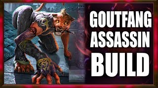 Skyrim SE Builds  The Goutfang Assassin  Toxic Claws Modded Build [upl. by Svensen]