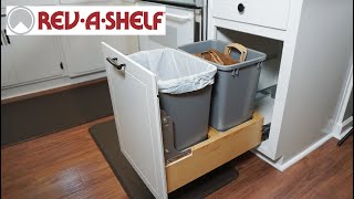 How to Install a RevAShelf Trash amp Recycling Container [upl. by Llovera397]