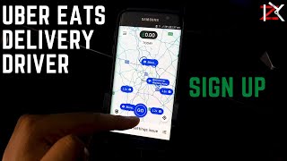 How To Apply For Uber Eats Driver UK 2025 Easy Registration Steps  Deliver Food amp Make Money [upl. by Iruyas]