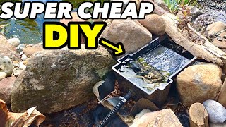 SUPER CHEAP DIY POND FILTER THAT WORKS [upl. by Gylys640]