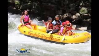 Whitewater rafting North Carolinas Nantahala River [upl. by Sibie]