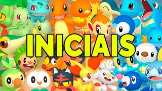 CONHECENDO TODOS OS POKÉMON INICIAIS [upl. by Araed]