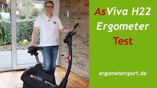 Asviva H22 Ergometer Test  ergometersportde [upl. by Ahsille603]