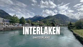 Interlaken Switzerland 4K Walking Tour 🇨🇭  Breathtaking Views amp MustSee Spots [upl. by Notyap376]