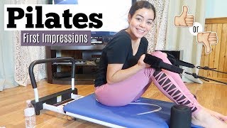 AEROPILATES REFORMER FIRST IMPRESSIONS  IS IT WORTH 400 [upl. by Sokem638]