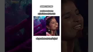 oo antava  PUSHPA Part 1 item song original vs auto tune [upl. by Airehc]