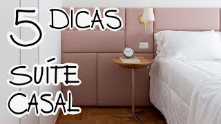 5 DICAS DECORAÇÃO PARA QUARTO CASAL [upl. by Lemaceon68]