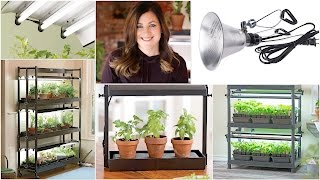 5 Indoor Grow Light System Ideas  Garden Answer [upl. by Reinal]