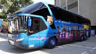 FC BARCELONAS BUS [upl. by Putnam74]