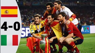 Spain 40 Italy Euro Cup Final2012Excellent Higlights and goals [upl. by Chlores8]