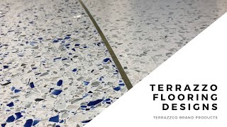 Terrazzo Flooring Designs  TERRAZZCO EZPour Epoxy [upl. by Pontias368]