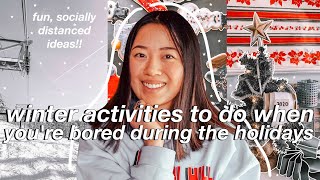 50 WINTER ACTIVITIES TO DO WHEN YOURE BORED DURING THE HOLIDAYS [upl. by Harle]