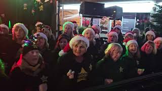 WHAT CHRISTMAS MEANS TO ME Rock Choir at Birkdale Lights Switch On 1st December 2024 [upl. by Laurent]