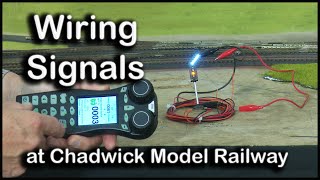 Wiring LED and Semaphore Signals at Chadwick Model Railway  135 [upl. by Rosamund598]