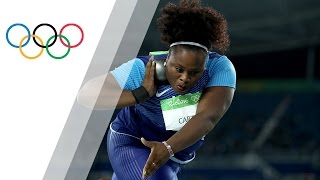 USAs Carter outthrows for Shot Put gold [upl. by Asli]