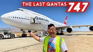 The Last Qantas Boeing 747  An Emotional Farewell [upl. by Adaurd]