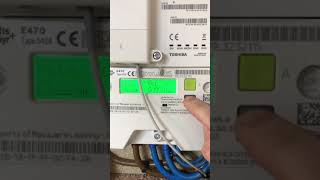 How to read electric smart meter  Landis Gyr E470 Type 5424 Eon [upl. by Tisman]