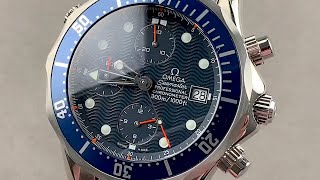 Omega Seamaster 300M Chronograph 25998000 Omega Watch Review [upl. by Lucier]