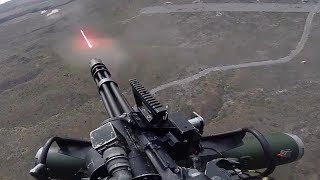 US Marines Firing The Powerful GAU21 Machine Gun amp M134 Minigun  Close Air Support Trainings [upl. by Aiva826]