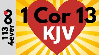 1 Corinthians 13  King James Version KJV [upl. by Susette]