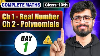 Class 10 Maths  Day 1  Real Numbers amp Polynomials  Class 10  Alakh Pandey  Ritik Sir [upl. by Aymik]