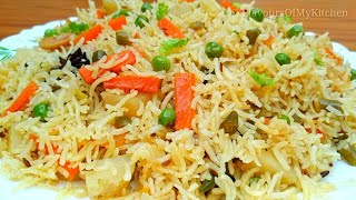 Vegetable Pulao Recipe  वेज पुलाव [upl. by Notlem525]